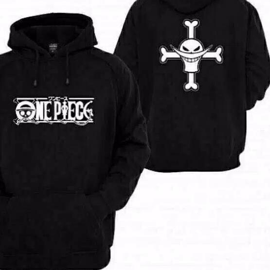 Sweater hoodie anime one piece shirohige bajak laut ♩