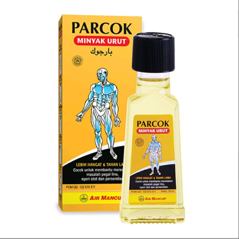 Parcok param kocok minyak urut 30 ml air mancur