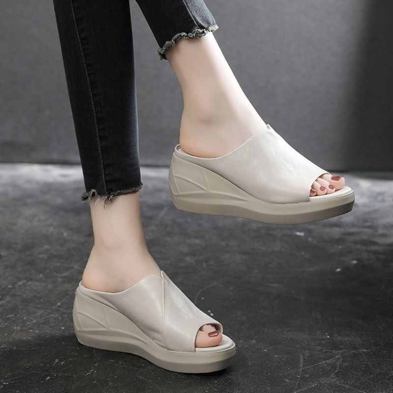 NF15 - Sandal Wedges Fashion Wanita Import