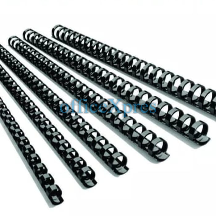 

Spiral Plastik Binding 1 1/4" (33mm) 15 Lubang / Spiral Plastik Warna Hitam / Spiral A5 21cm 15 Lobang / Plastik Binding Hitam Warna