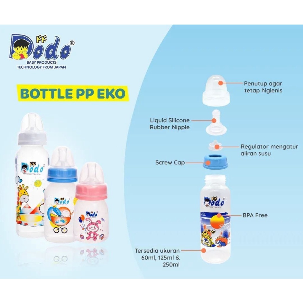 Dodo Feeding Bottle PP Eko / Botol Susu