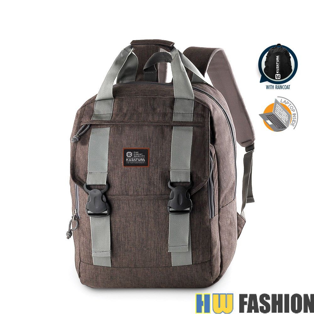 Kuzatura - KZR 202 Tas Ransel Pria Coklat murah original cibaduyut keren