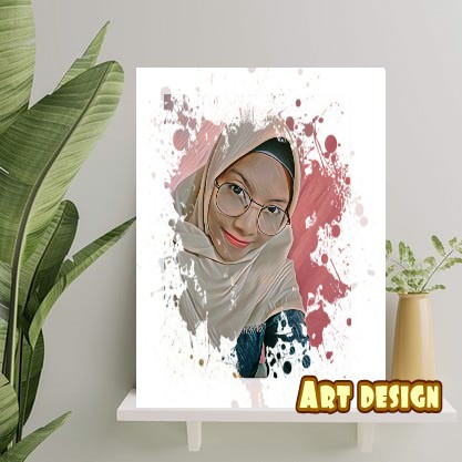 Custom Foto Design Spalsh Art Wall Decor Papan Mdf