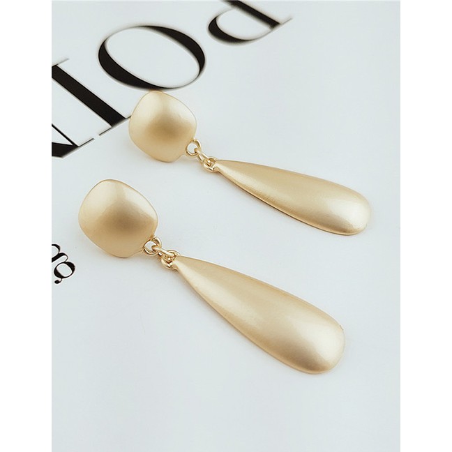 LRC Anting Tusuk Fashion Water Drop Earrings F40667