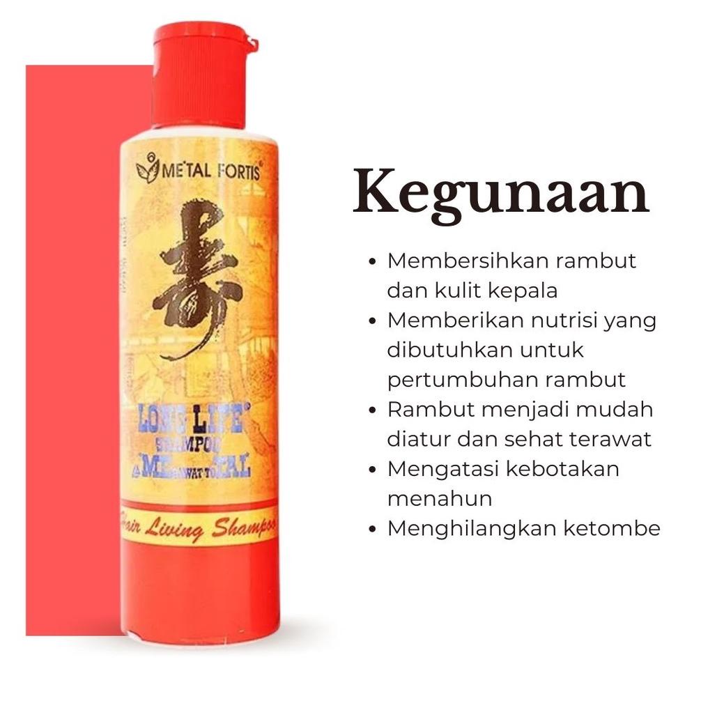 Shampo Pemanjang Rambut Tercepat - Sampo Metal Pemanjang Pelebat Penebal Penumbuh Rambut Tercepat Pa