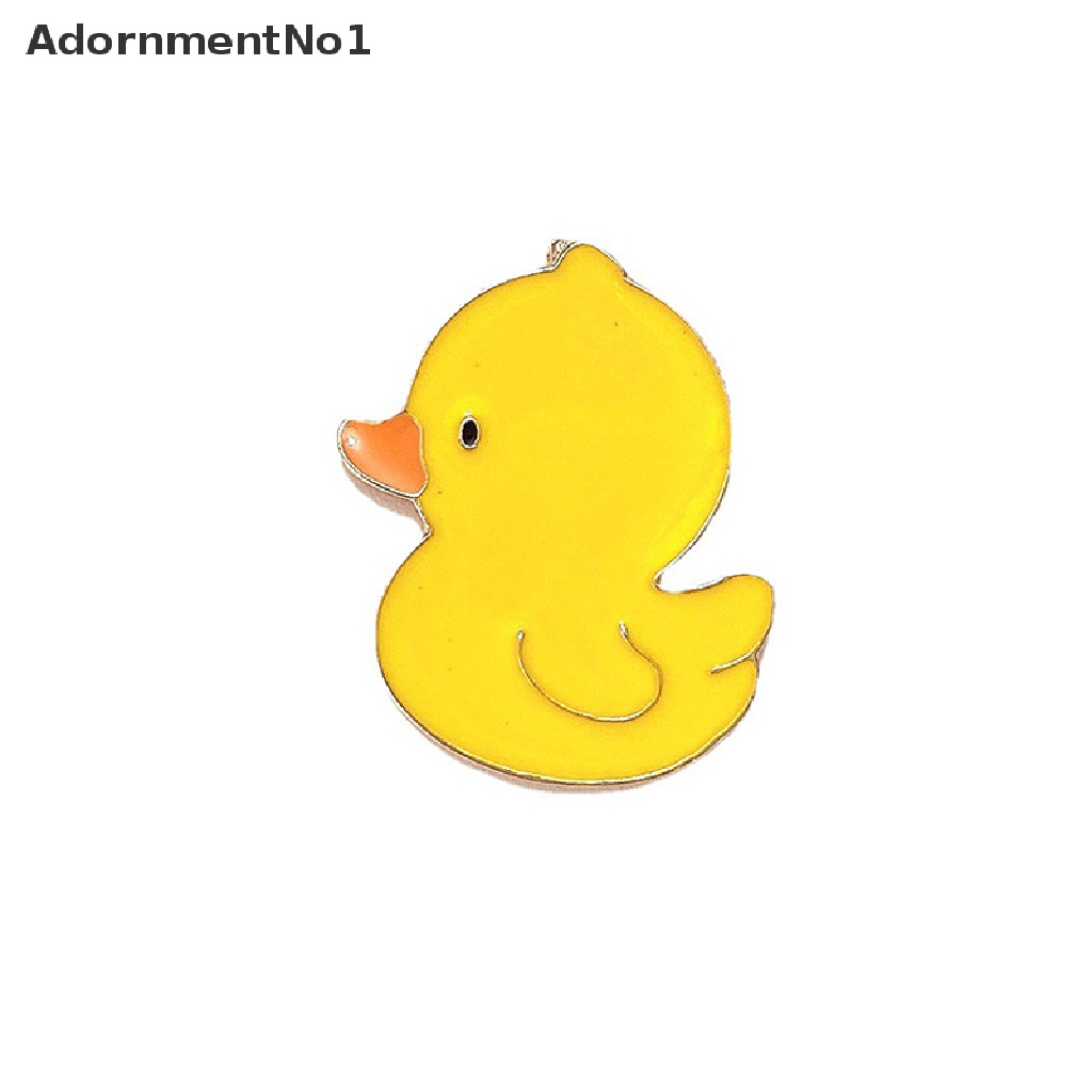 (AdornmentNo1) Bros Pin Enamel Desain Bebek Kuning Lucu