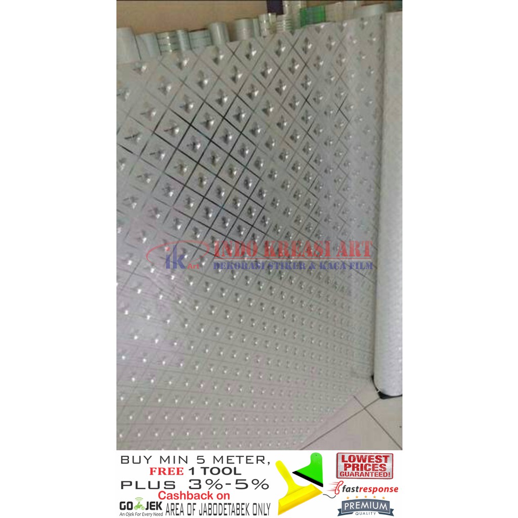 STIKER KACA STICKER KACA MOTIF GLITTER 122 KACA FILM MOTIF PELAPIS KACA JENDELA