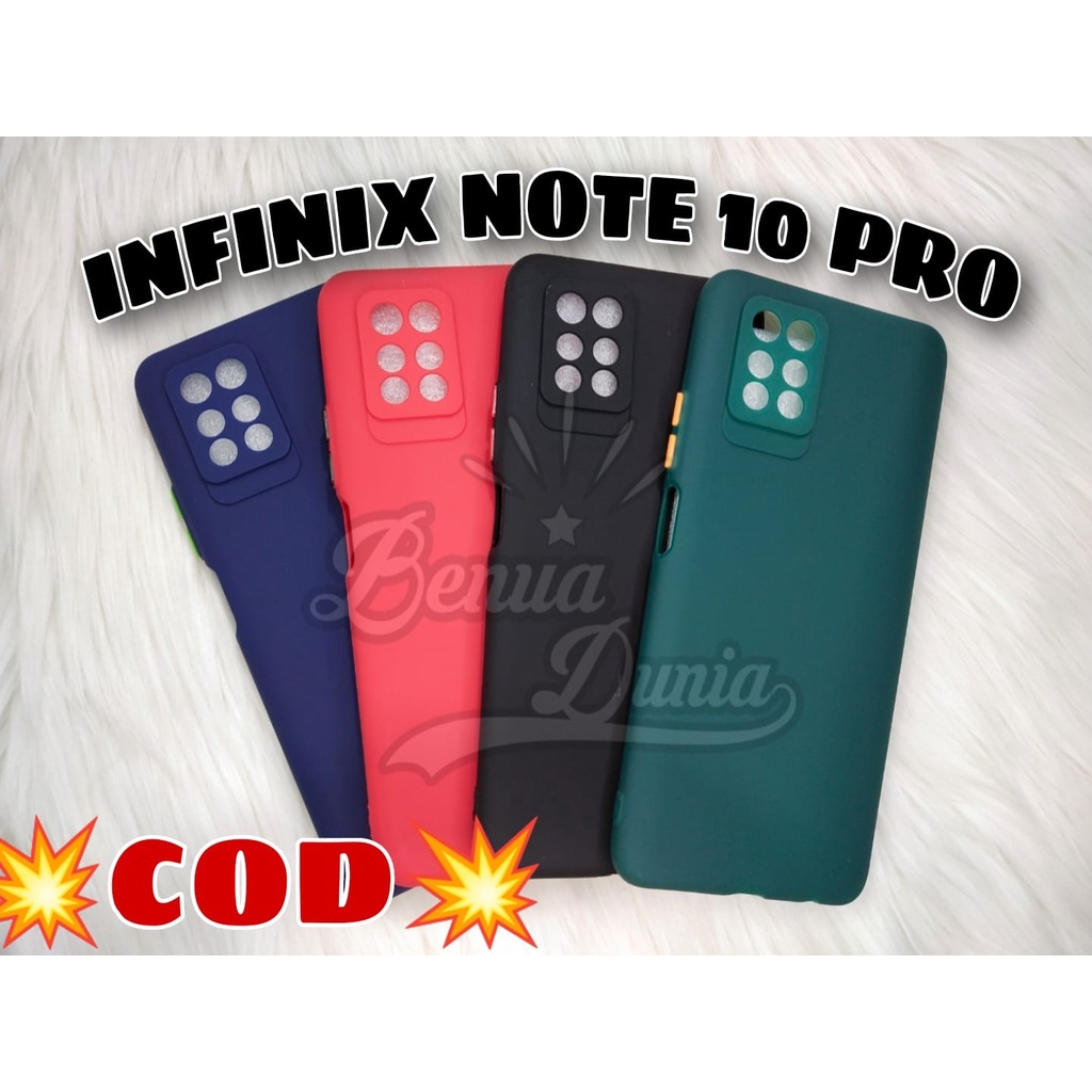 CASE MACARON INFINIX NOTE 10 -INFINIX NOTE 10 PRO // SOFCASE MACARON PROTECTION PELINDUNG KAMERA - BD