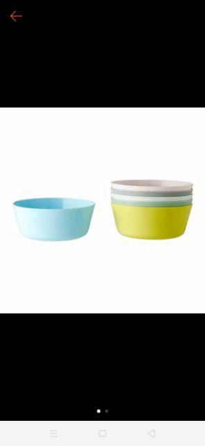 Ike.a Kalas - Mangkuk Untuk Anak, Warna Warni, Set Isi 6pcs