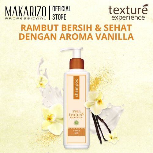 Makarizo Professional Texture Experience Shampoo Vanilla Milk 250 mL-1