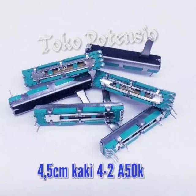 POTENSIO GESER 4,5CM KAKI 4-2 A50K