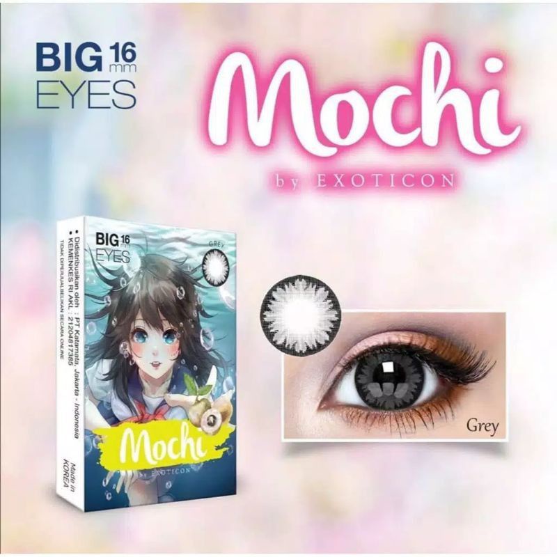 PROMO CUCI GUDANG Softlens Mochi by x2 /Softlens big eyes /softlens 16mm/Softlens normal softlens minus