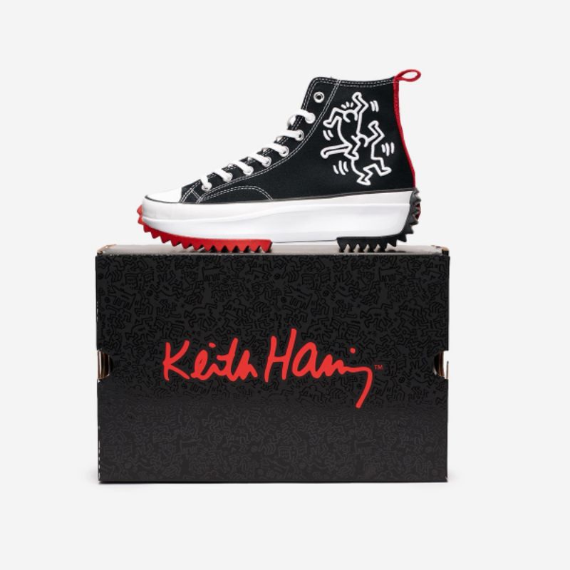 converse hike keith haring