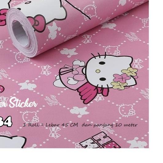 ☈ Wallpaper dinding kamar tidur anak wallpaper stiker dinding rumah 45cmx10m / Wallpaper dinding 3d zy ►