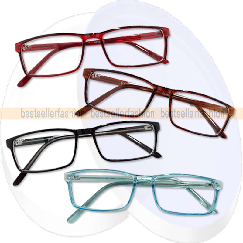 TERSEDIA &amp; COD Frame Kacamata Anti Radiasi PREMIUM untuk Wanita Pria Kacamata Korea Fashion Cewek Eyeglasses Kaca mata Komputer Hp