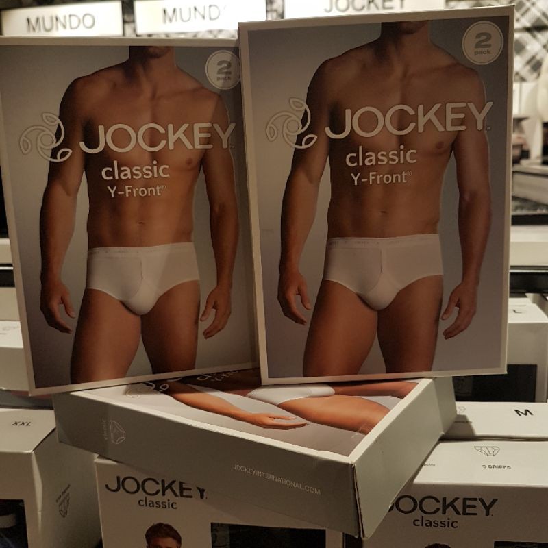 Jockey Briefs Underwear Men - Celana Dalam Pria isi 2 Classic Y-Front