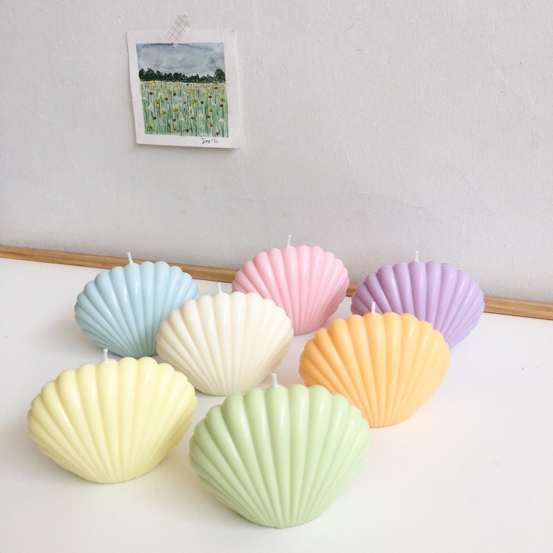 SEA SHELL candle / aesthetic candle / korean candle / scented candle /soy wax candle