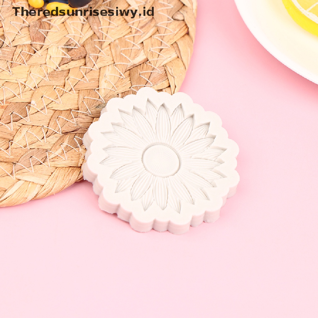 # Alat Rumah Tangga # Sun Flower Cetakan Kue / Coklat / Fondant Bentuk Bunga Matahari Untuk Dekorasi Ulang Tahun