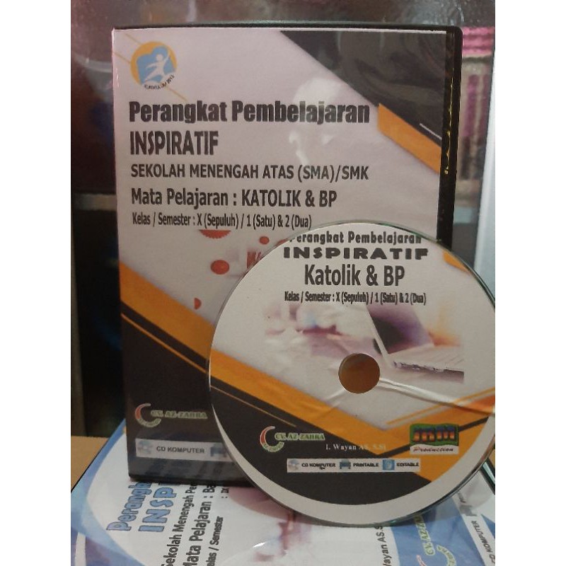 CD RPP 1 LEMBAR SMA/MA SMK PRODUKTIF MATA PELAJARAN KATOLIK & BP REVISIS 2020/2021