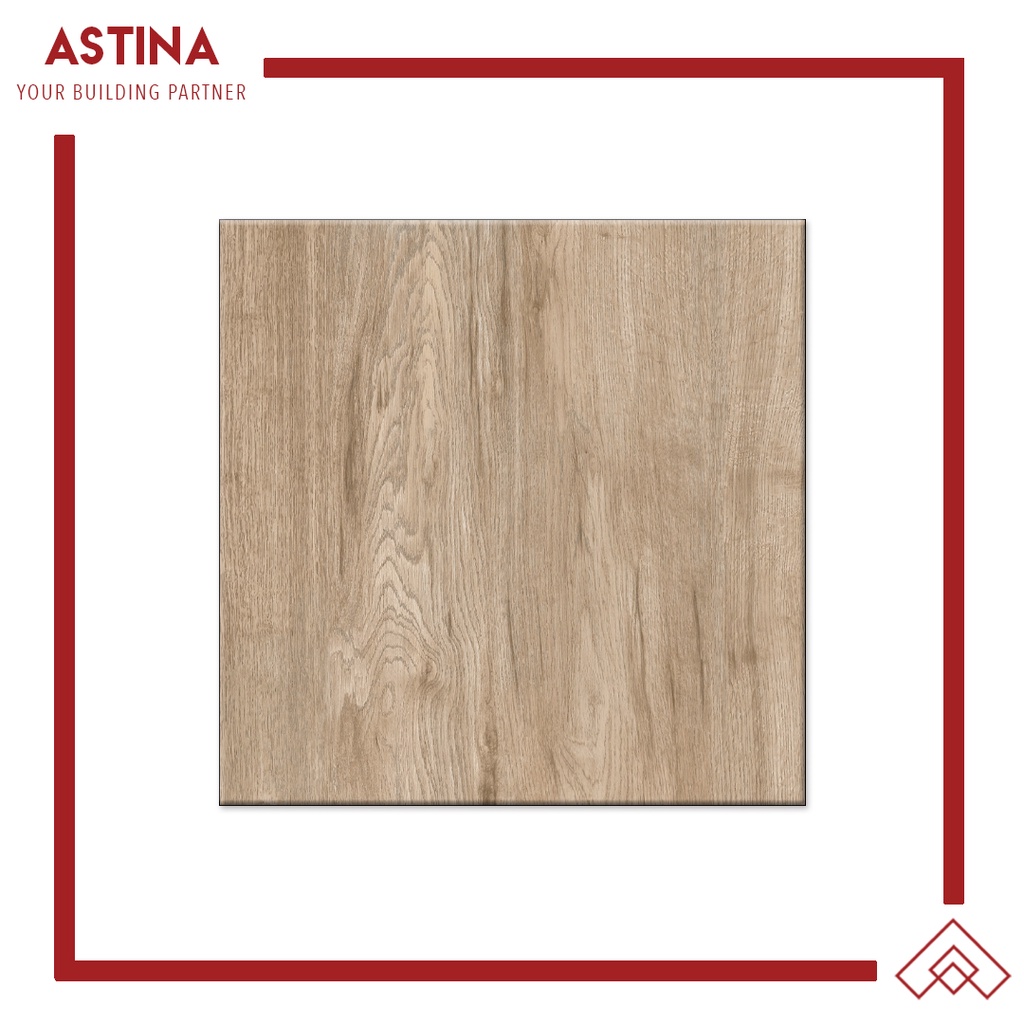 Keramik Lantai Asia Oakwood 40x40 cm / Motif kayu Glossy