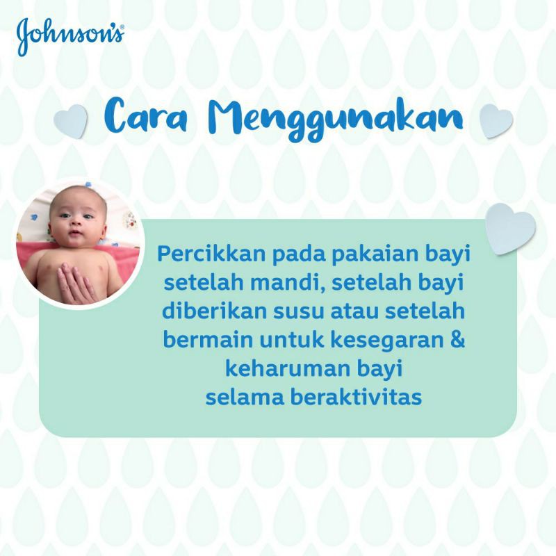 Minyak wangi Johnsons  baby cologne 100ml wangi lembut dan segar