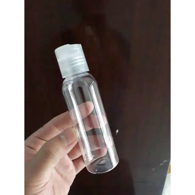 Botol Spray Parfum Fliptop Presstop Pump 30ml 60ml 100ml 250ml TUTUP PUTIH TRANSPARAN Bening PET Tebal 30 60 100 250 ml Botol Shortneck