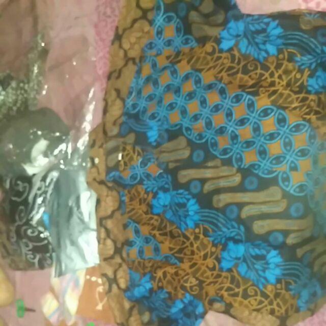 Batik Couple Keluarga Sania Ruffle Ori Ndoro Jowi Dnt Senobiru Termurah Di Shopee