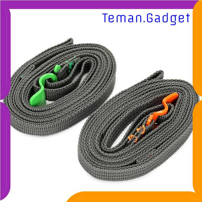 TG-IDI TaffGUARD Strap Pengikat Tas Camping Rope with Metal Quick Hook BC098K