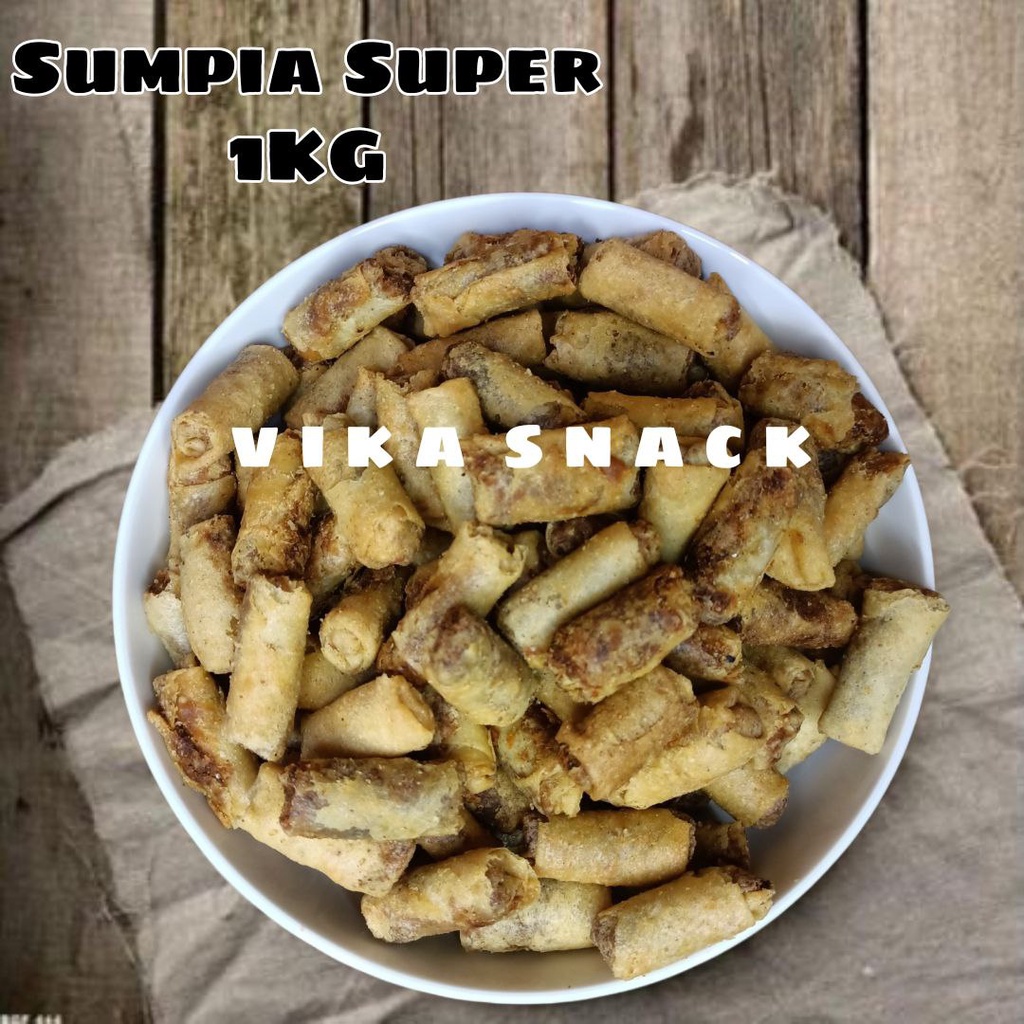 

(COD) 1kg Sumpia Isi Udang Rasa Enak Gurih mantap / Sumpia Super Ebi