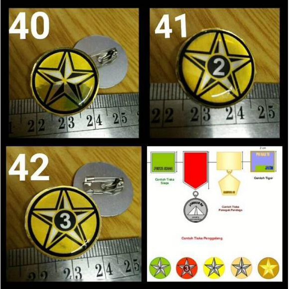 Bintang Tahunan Pramuka Penegak Tanda Tahunan Pramuka Penegak Fiber