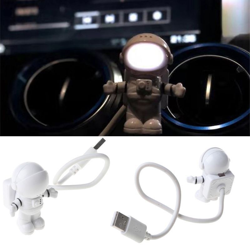 Lampu led usb astronot kabel flexible