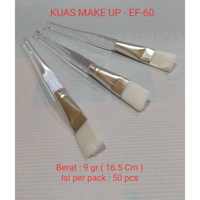 Kuas Masker Kuas Make up Brushes Kosmetik Transparan - EF 60.