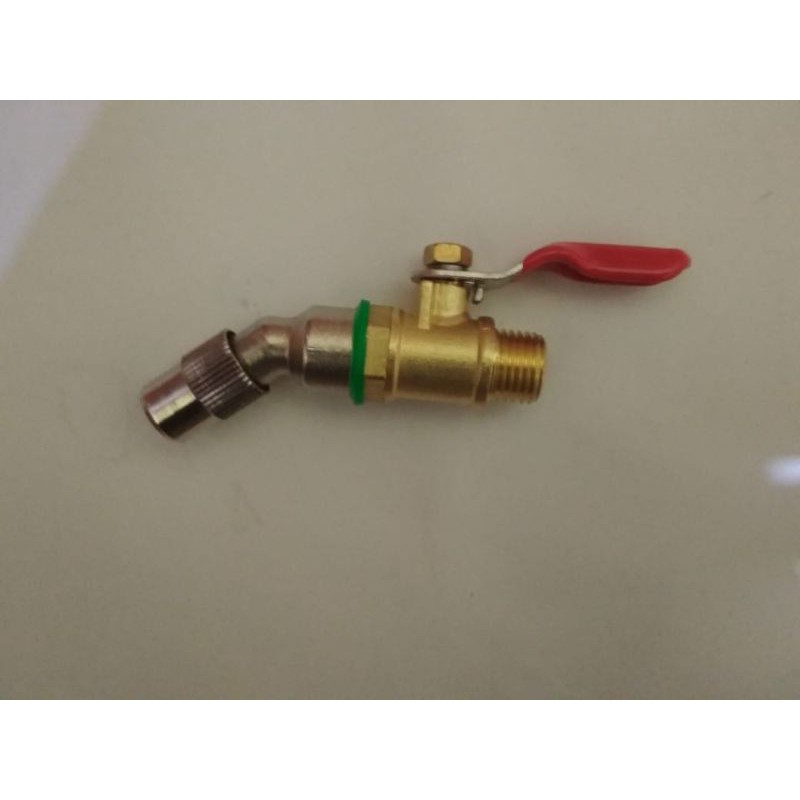 kran steam/nozel steam ac kepala bengkok