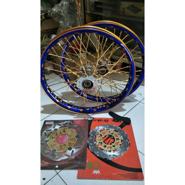 Velg jari  jari  sepaket ring  17  ukuran  140 140 dft motor 