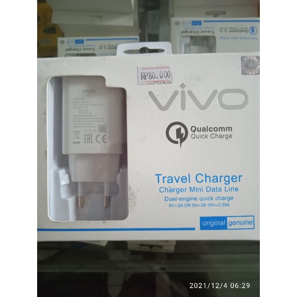 charger vivo quick charger original