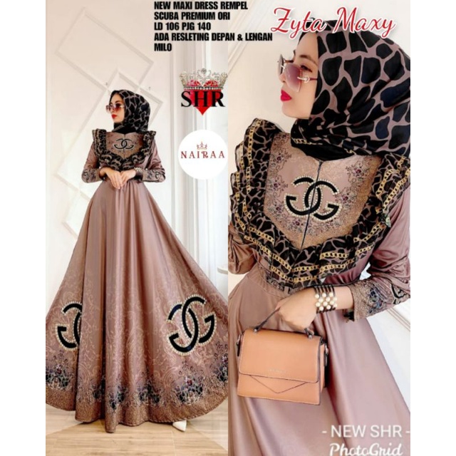 Ori SHR Maxy Gamis terbaru new