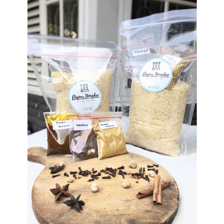 

Nasi Kebuli Instan , Beras Basmati 1kg lengkap dgn Bumbu Nasi Kebuli