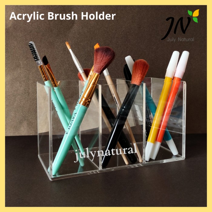

Buruan Acrylic Brush Holder / Akrilik Tempat Brush / Akrilik Tempat Pensil Berkualitas
