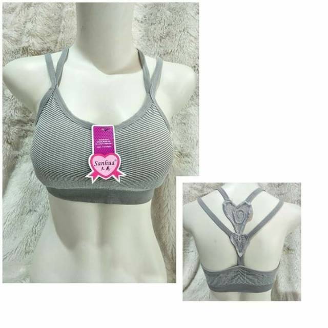 Miniset Bra-Bh Sport-ada busa bisa lepas pasang-nyaman di pakai