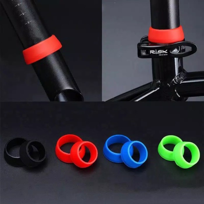 1pcs Cover seatpost tiang sadel protection pelindung karet debu silikon ring silicone dust air