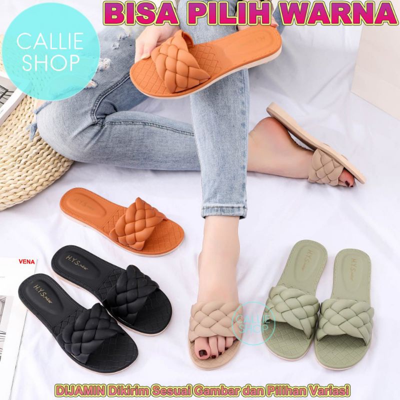 Sandal Slop Wanita H.Y.S / Sandal Cewek / Sandal Karet