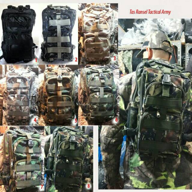 Tas Ransel Army / Tas Ransel / Ransel army 3p