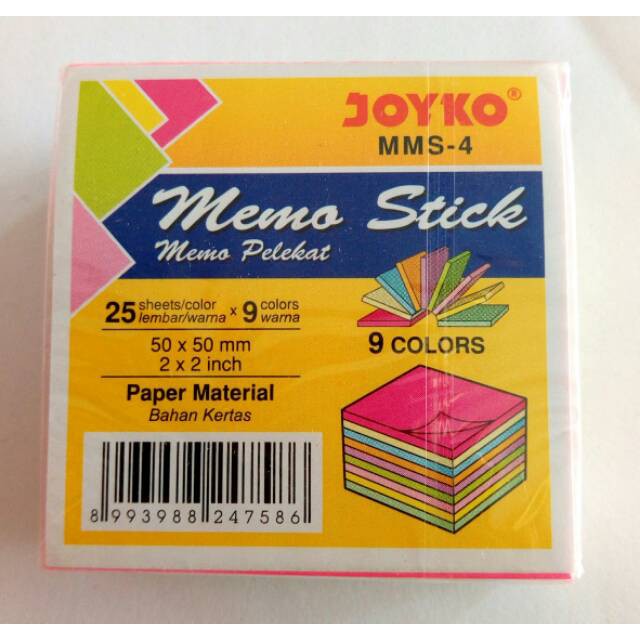 

Memo Stick Joyko MMS-4 - 50 x 50 mm MMS4