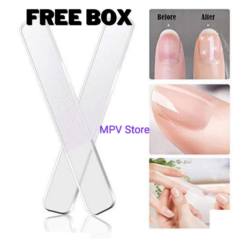 Pengkilat Kuku (Free Box) Kikir Kuku Manicure Pedicure l Magic Nail Shiner