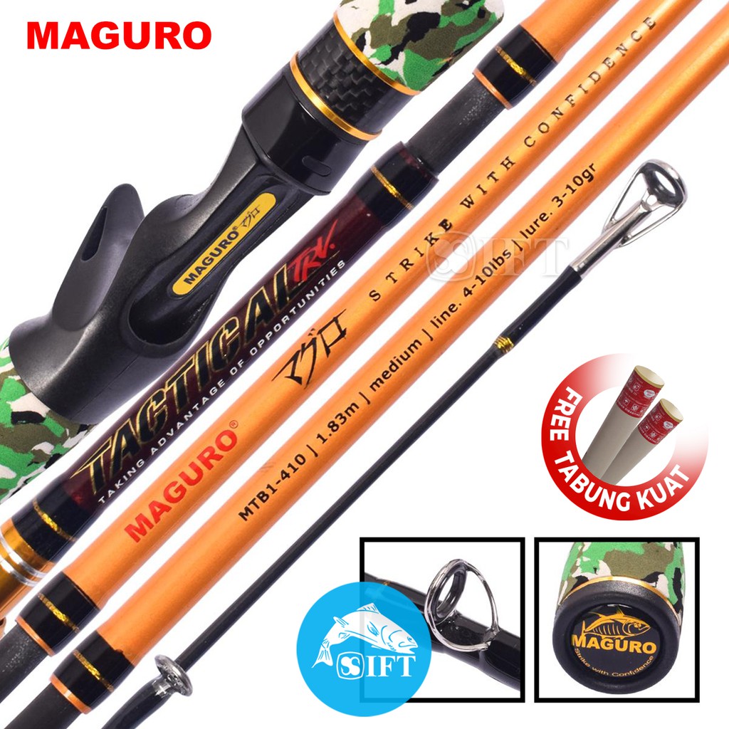 Joran BC Travel MAGURO TACTICAL TRV | Full Fuji | 4 pcs Baitcasting 183 201