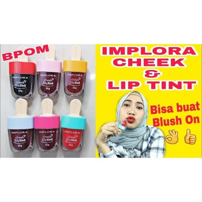 [PERLUSIN] Liptint Implora Cheek Liptint es cream