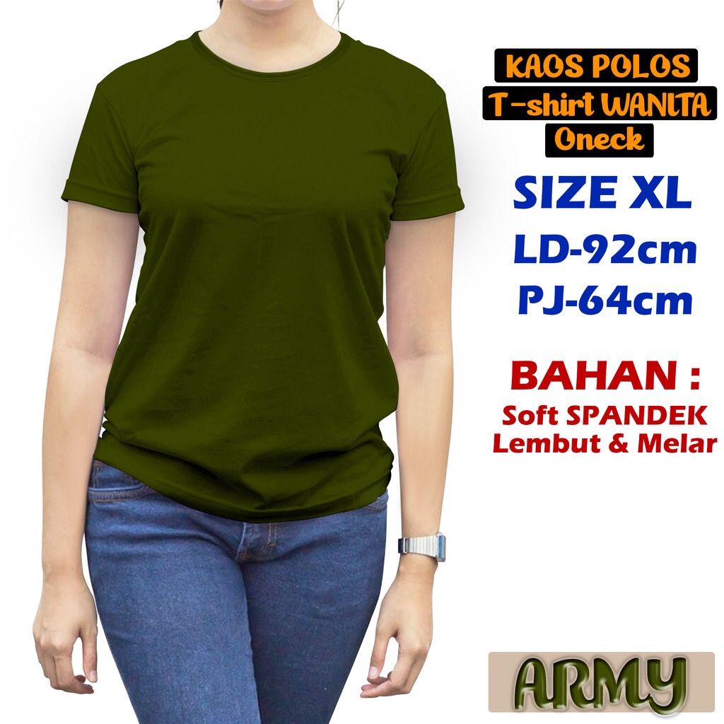 JESETA KAOS POLOS WANITA MURAH ATASAN WANITA POLOS