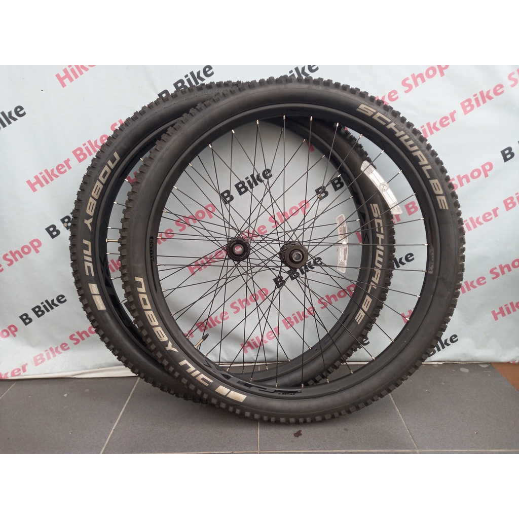 Wheelset Double Wall  MTB ENTITY XL2 Ban 27.5 Depan TA Non Boost 15x100mm Belakang TA Boost 148x12mm