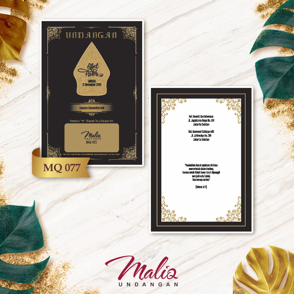 

Undangan Pernikahan Maliq 77