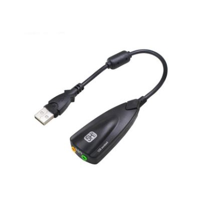 Usb 2.0 steel sound card 7.1 virtual surround sound headset microphone adapter for office gaming pc laptop 5Hv2 - Usb2.0 soundcard 7.1 mic audio